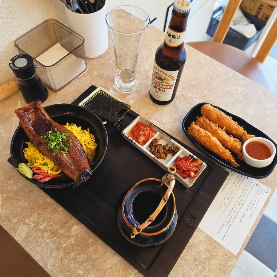 Finishing a weekday afternoon solo meal at Ochaya