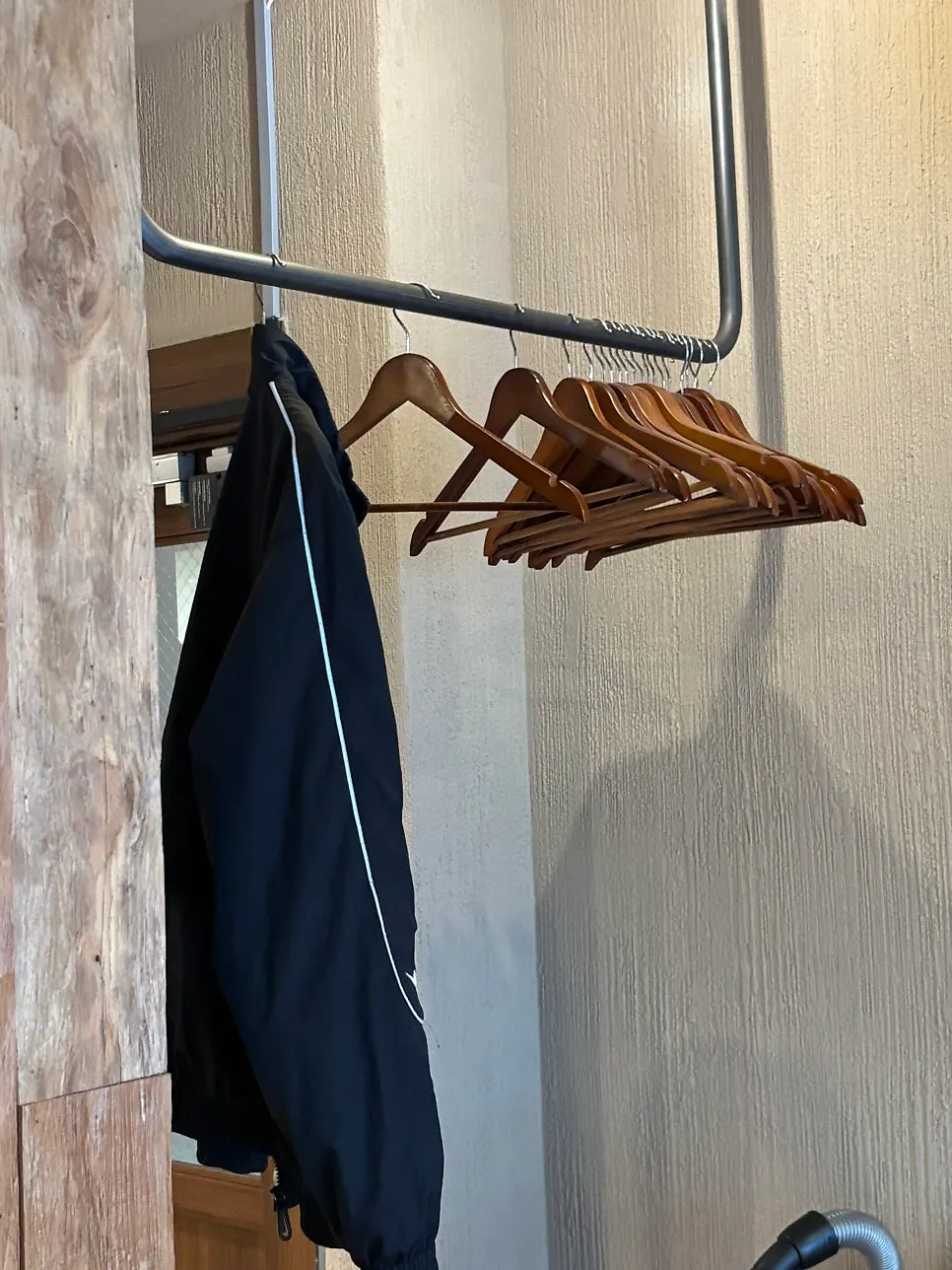 A kids' chair provided in the restaurant