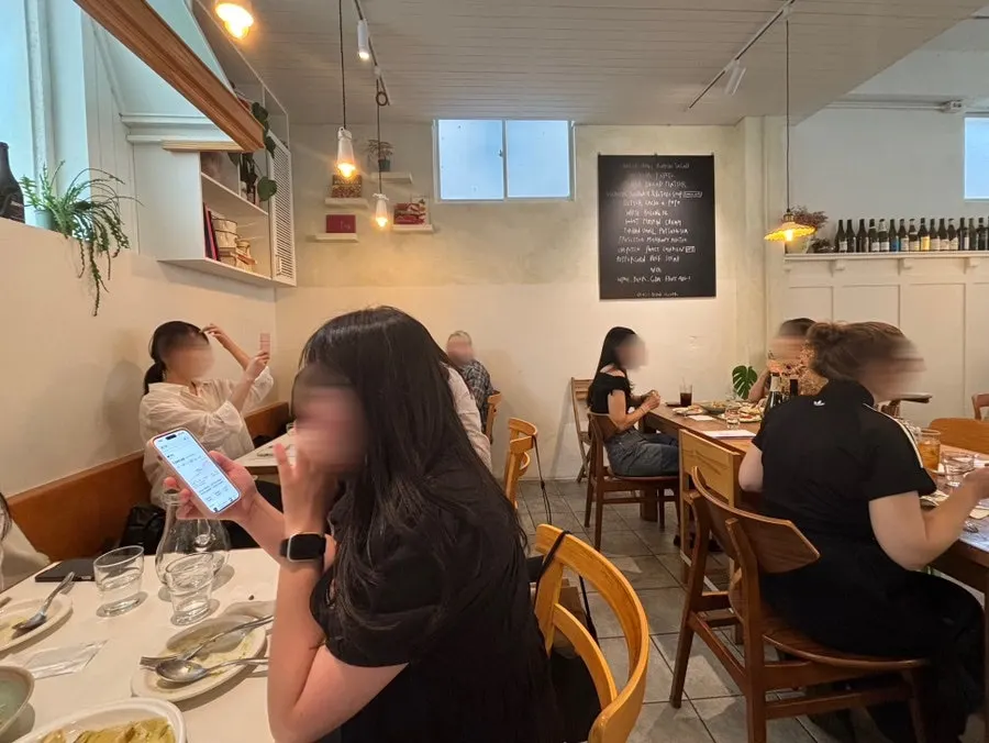 Busy Sunday interior at Odd Bird Oliver