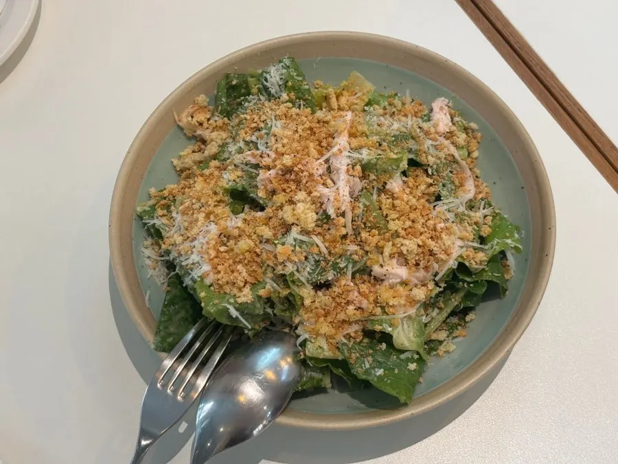 Romaine chicken salad at Odd Bird Oliver
