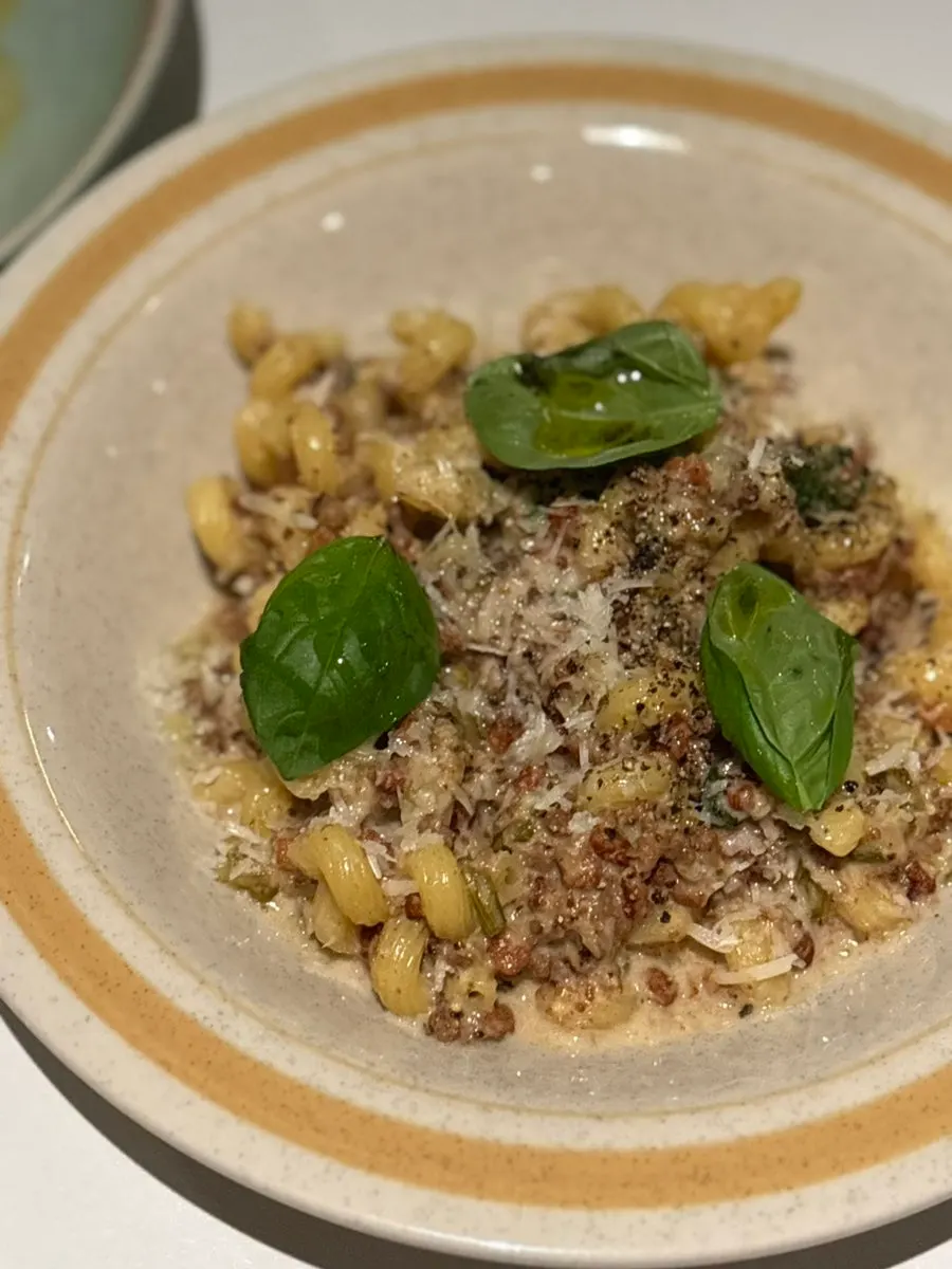 Odd Bird Oliver's white ragù pasta