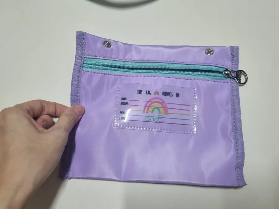 Name tag for a kids’ swimming bag