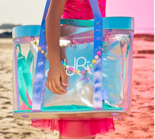 Introduction image for the ODDBBI transparent beach bag