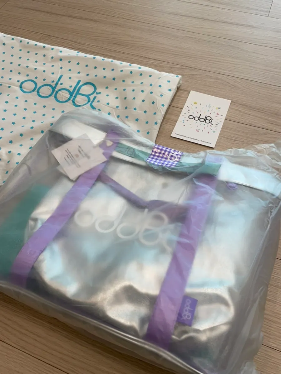Plastic-wrapped contents inside the eco-bag packaging