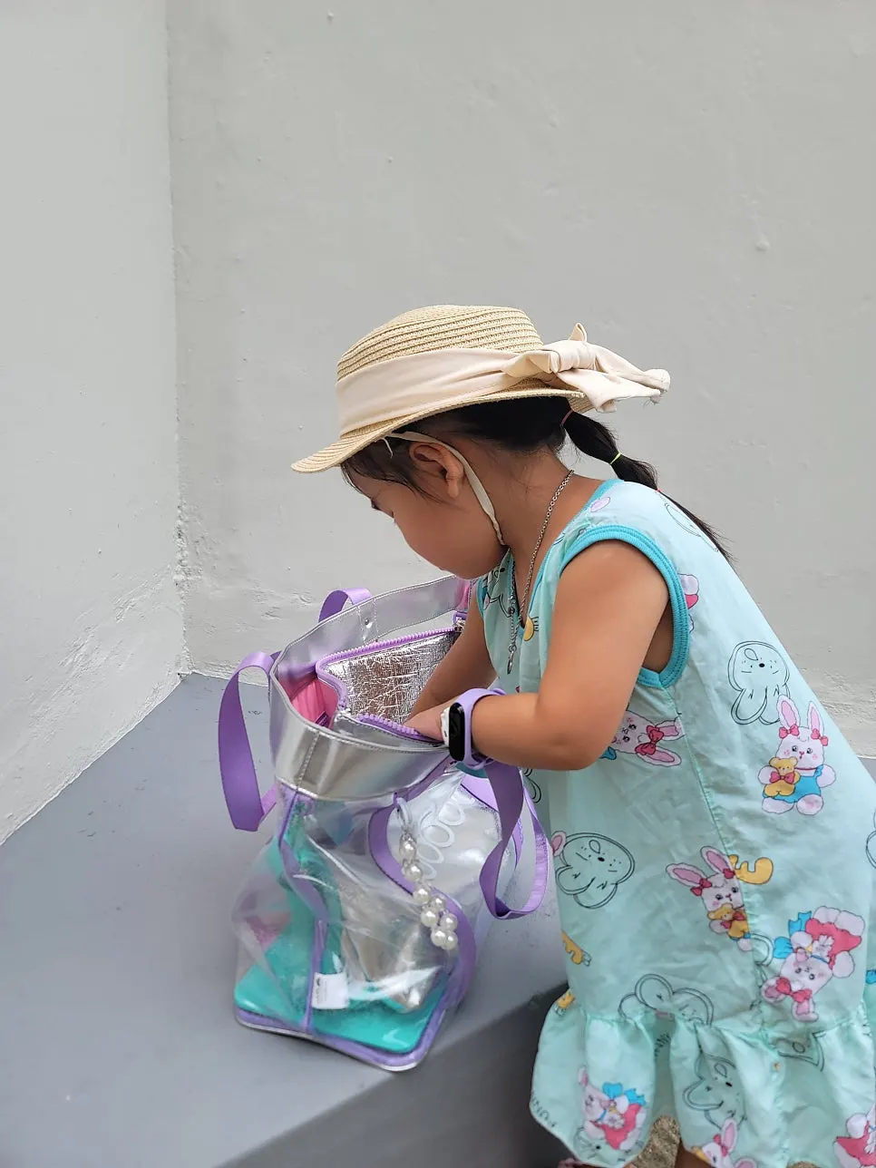Large beach bag for water play