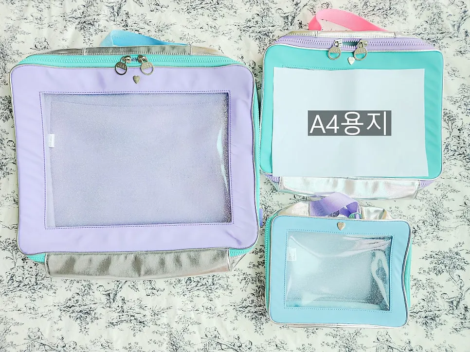 A4용지와 비교한 파스텔 멀티백