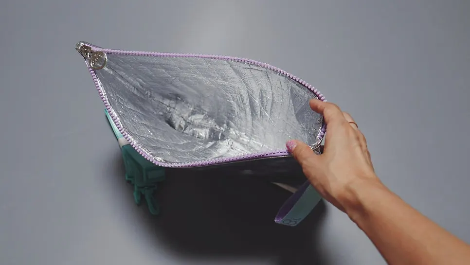 Insulated inner bag with a strap
