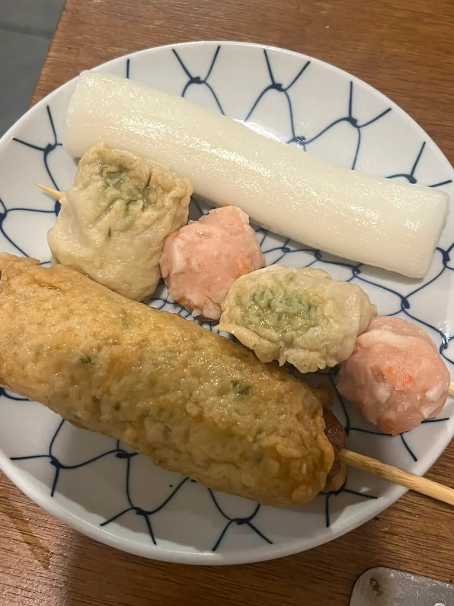 부드러운 오뎅 한 점