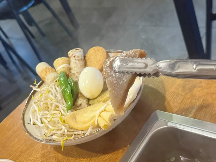 Well-simmered oden radish in broth