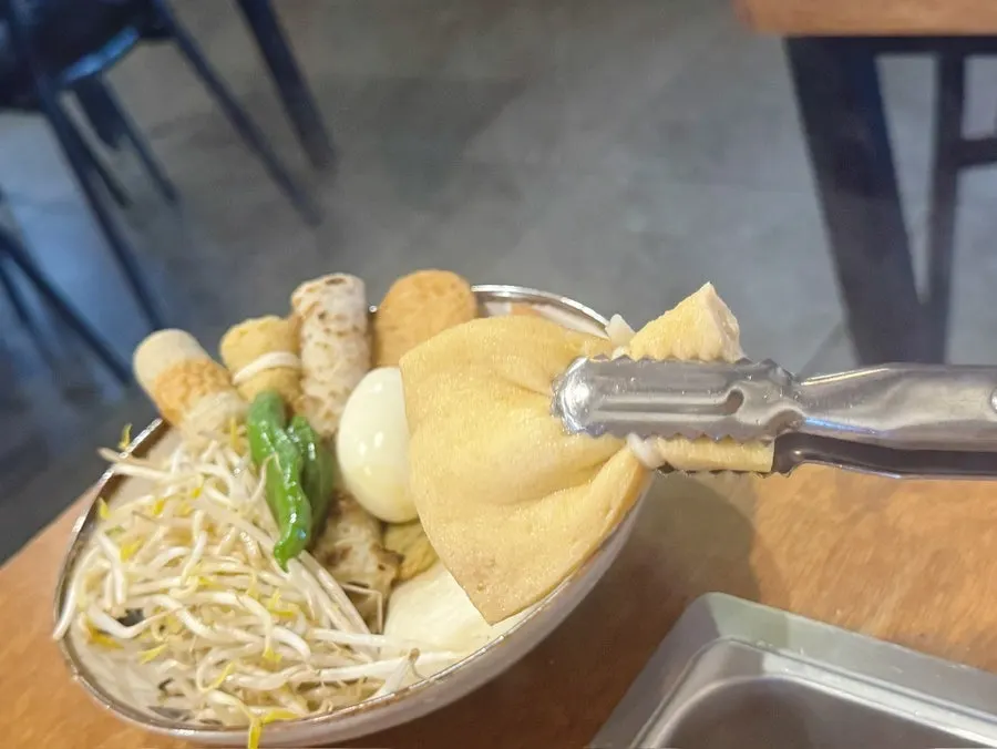 Warm oden paired with tokkuri