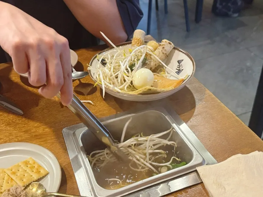 Spicy refilled oden broth