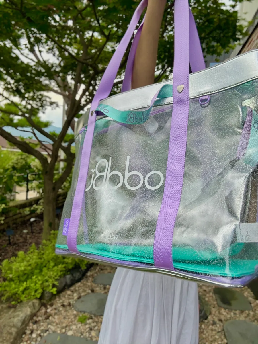 Stylish transparent summer waterproof bag