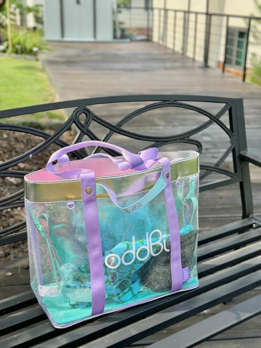 Beach bag with its insulated inner bag