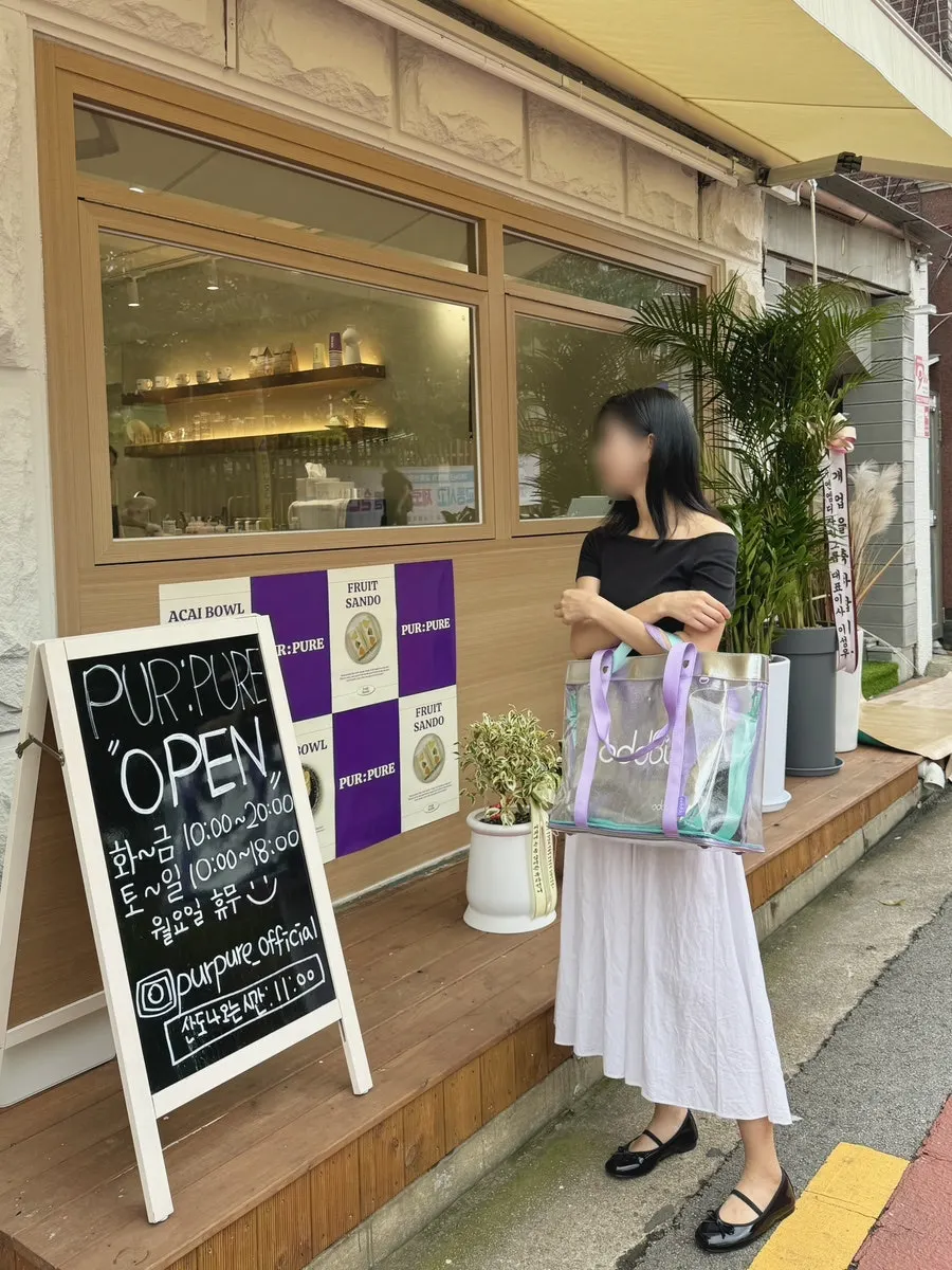 雨の日に持って出かけた防水バッグ