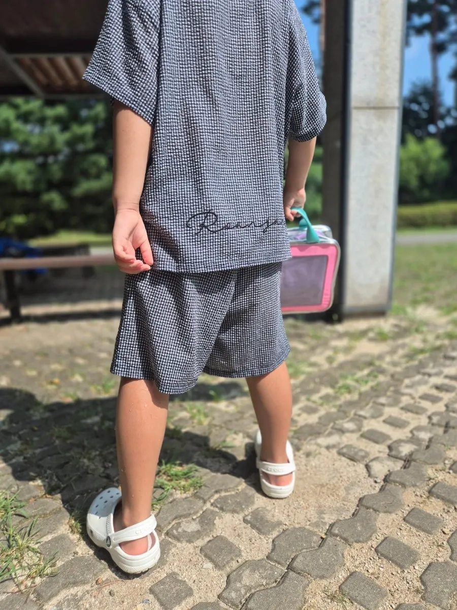Wash bag used as a child’s swim bag