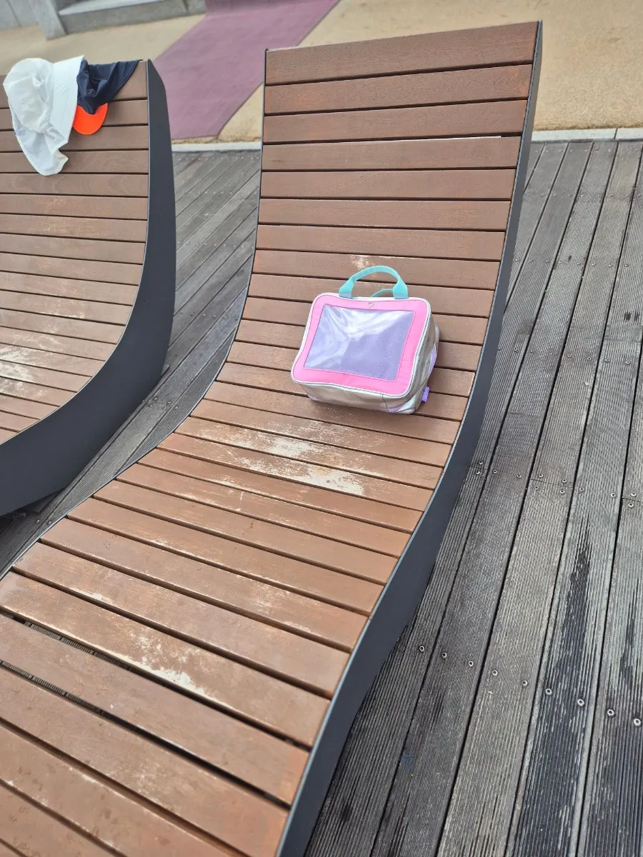Wash bag packed for summer water play