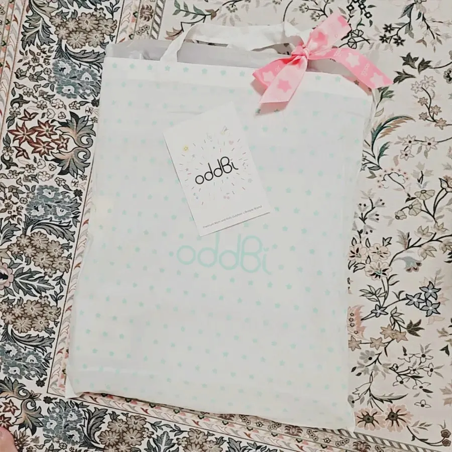 오드비 러브러브 방수 투명 비치백