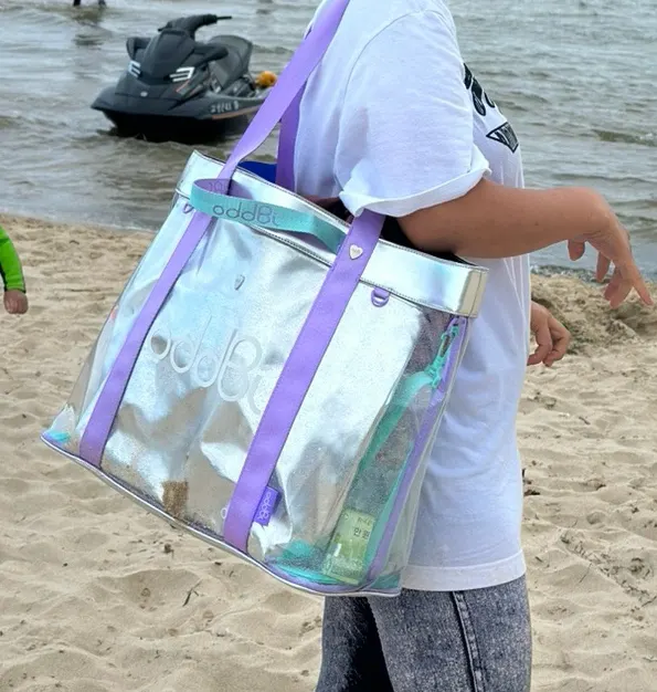 ODDBBI water-activity bag packed for the beach