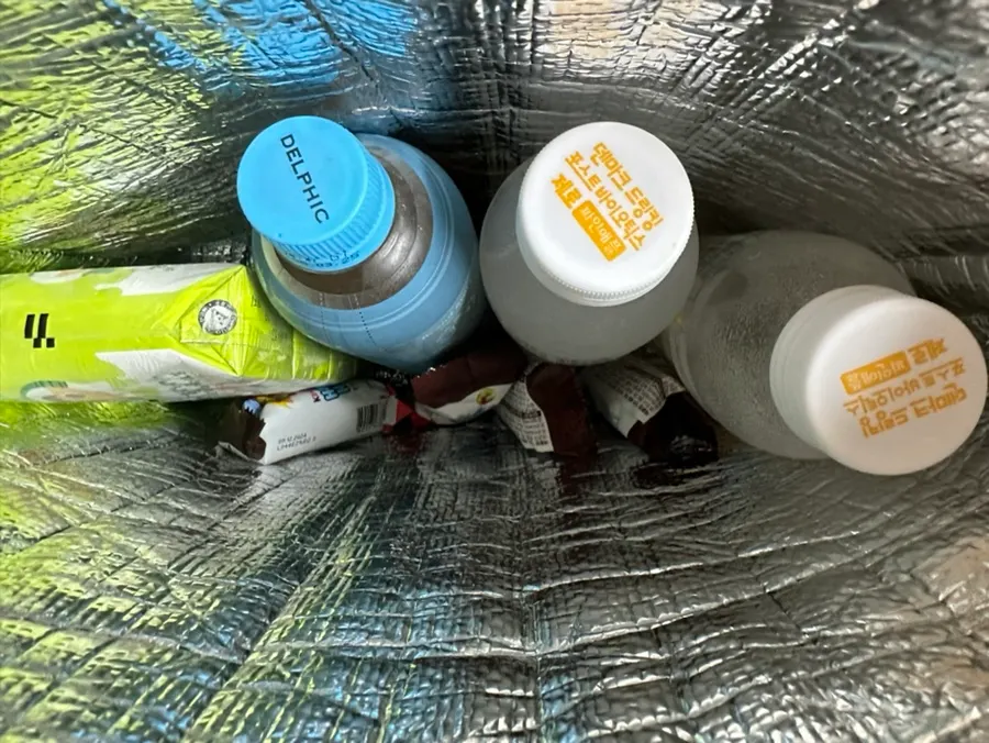 Inner cooler bag for snacks on water days