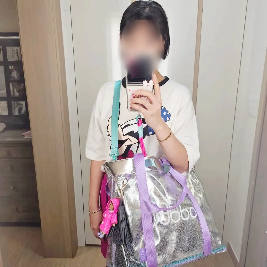普段使いバッグとして活用した透明ビーチバッグ