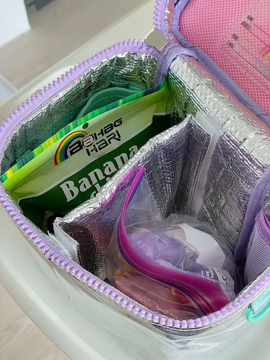 Cooler bag with many pockets
