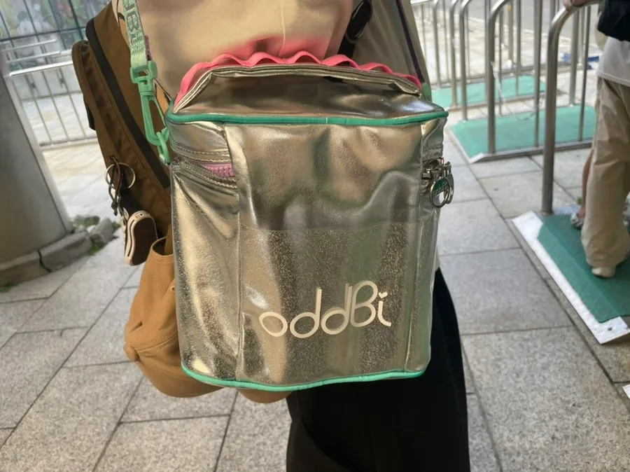 Insulated bag used as a shoulder bag