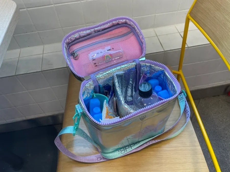 Two-way cooler bag used in different ways