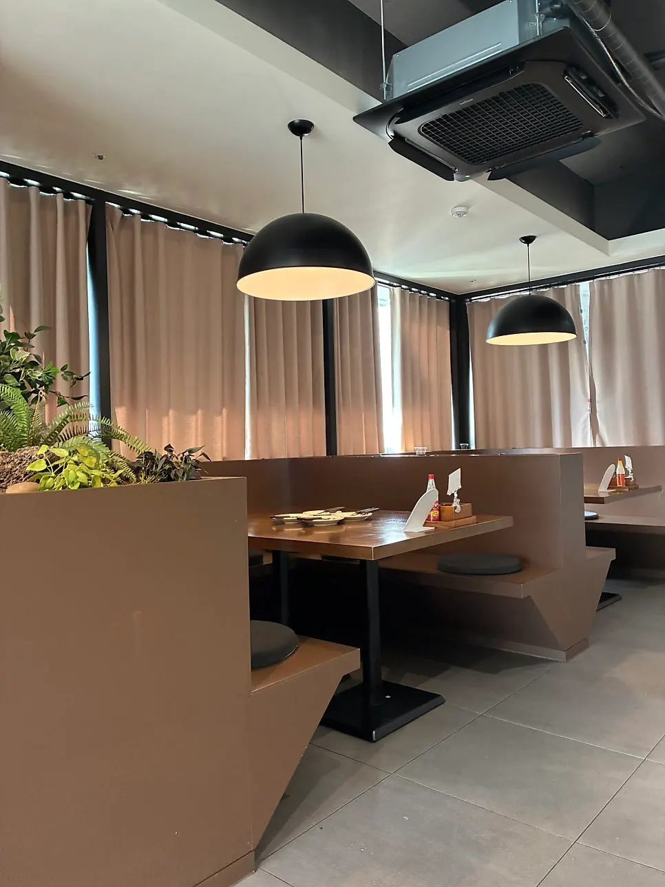 Sunlit Mexican restaurant interior