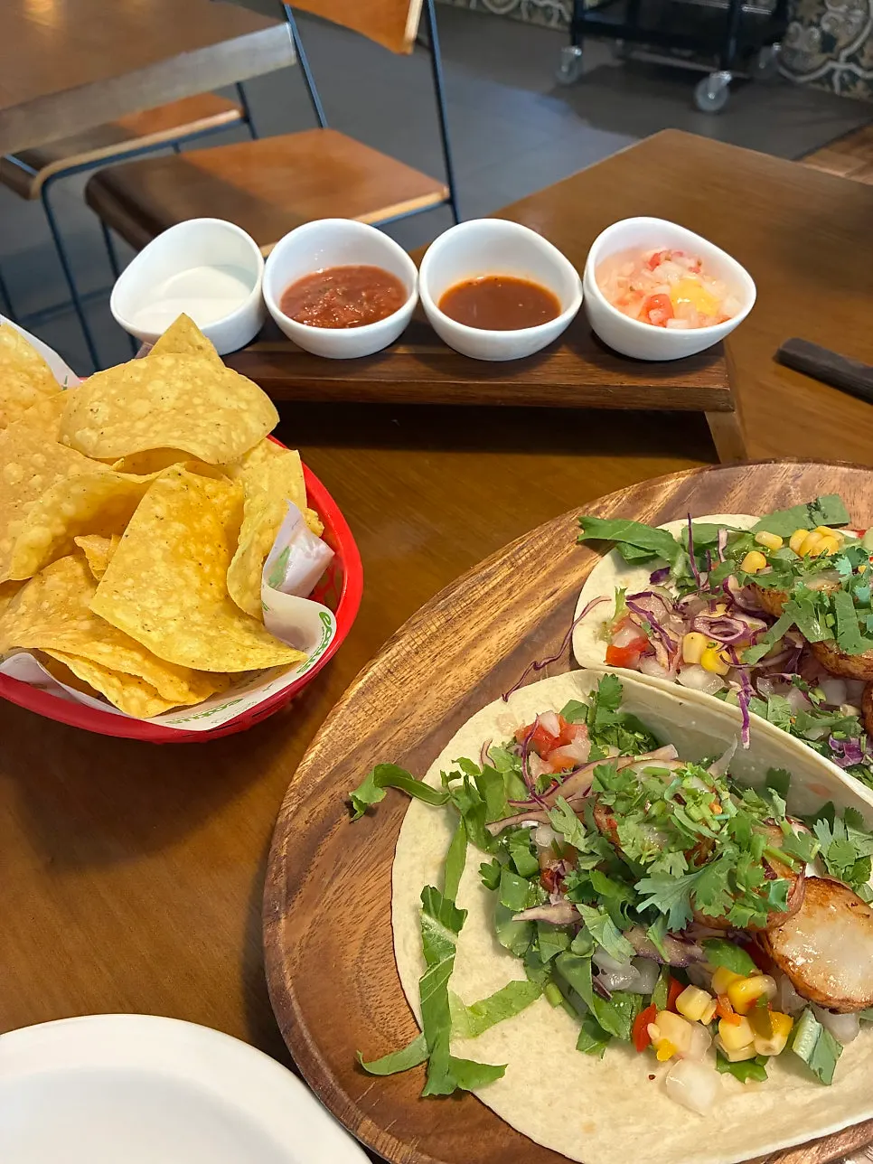 Crisp nachos to enjoy with tacos