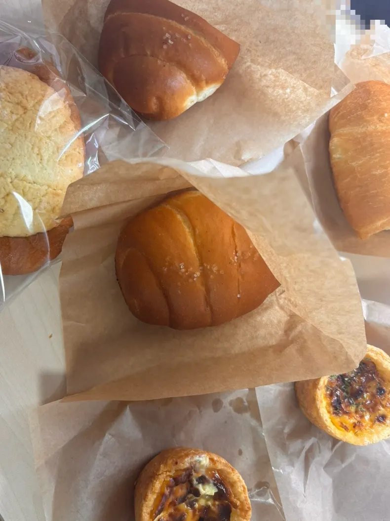 Desserts from Grid Cafe packed to go