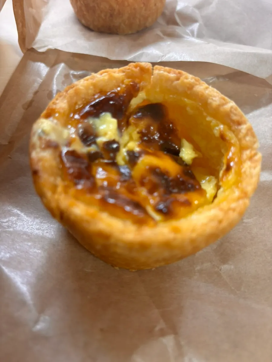 Grid Cafe signature egg tart