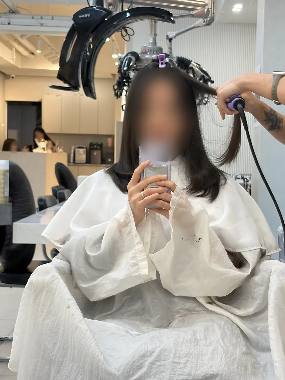 Adjusting the length during the cut