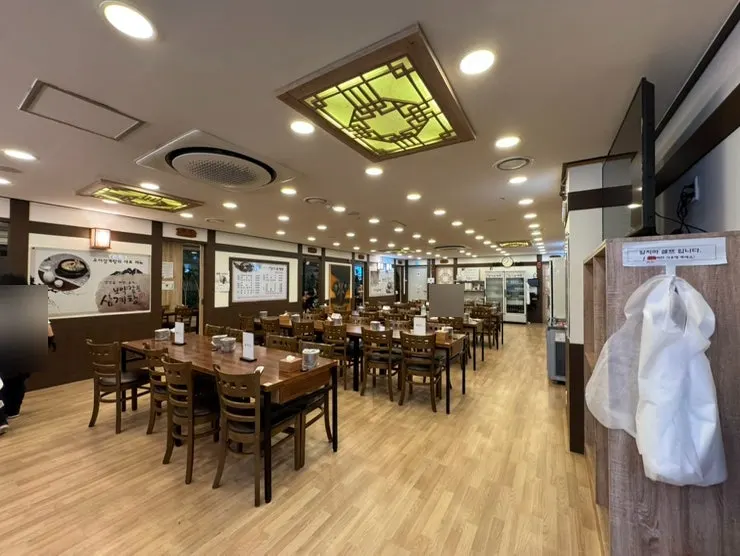 Customer rest area set up on the 1st floor
