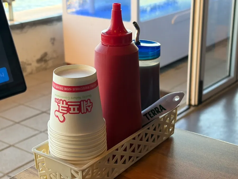 Chogochujang and soy sauce set on the table