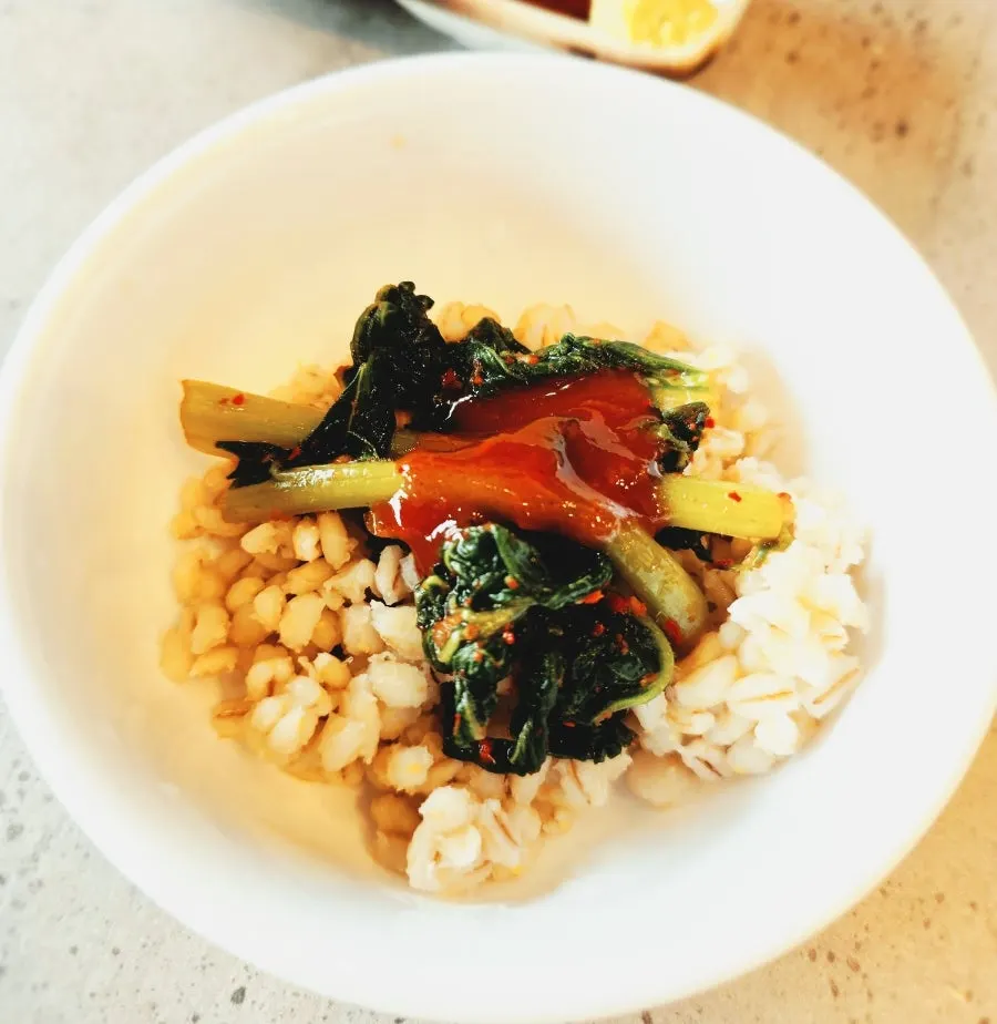 Pre-meal appetizer barley rice