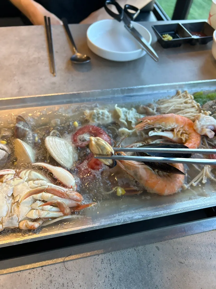 건져 먹는 문어 한 점