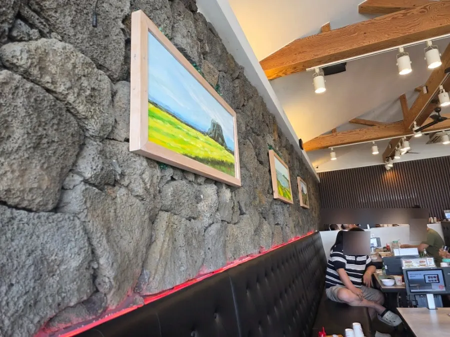 Window seating with a sea view