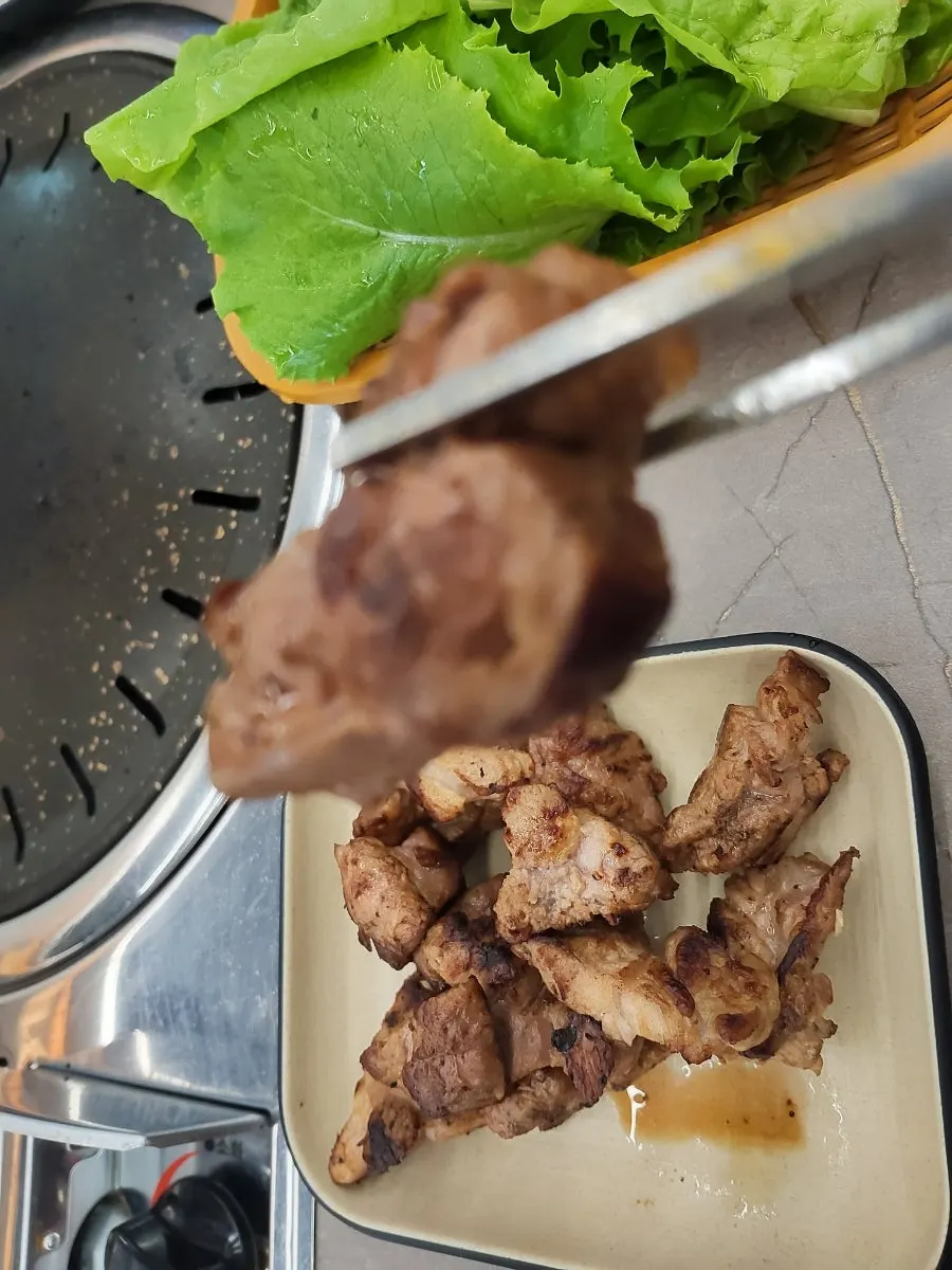 익어가는 두껍삼 클로즈업