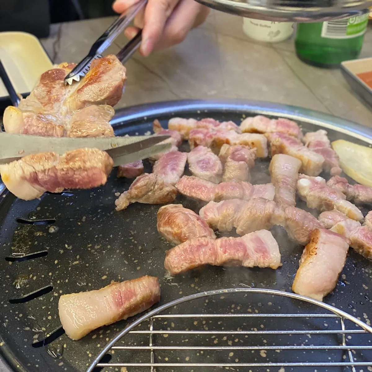 오일내 대전봉명점 한돈 삼겹살 상차림