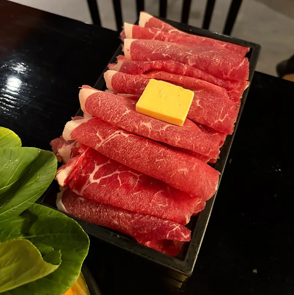 옥소반 스키야키 A세트 전각 고기 접시