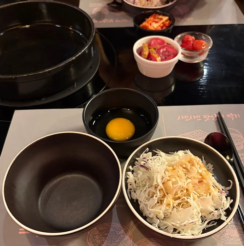 고기 종류 네 가지가 표시된 옥소반 선택 안내