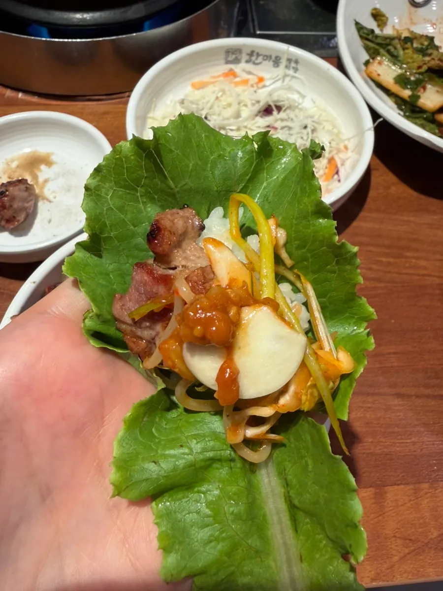 Aged pork and soju