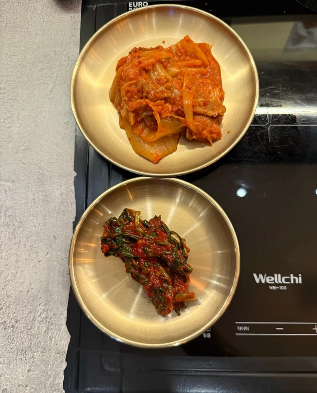 모둠 수육전골 중 사이즈 한 상 차림
