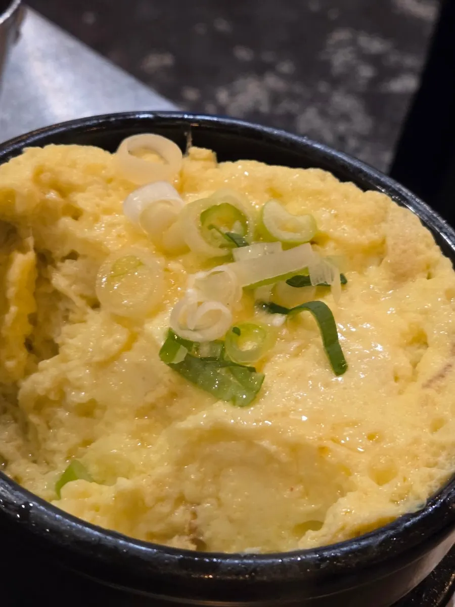 순두부찌개와 쌀밥 상차림