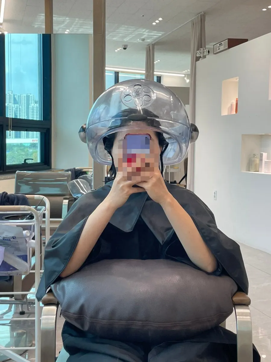 Heat treatment process after applying volume magic solution