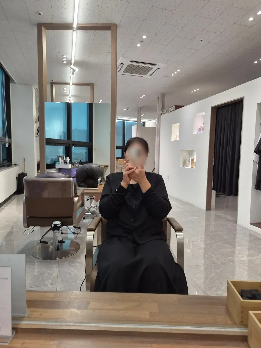 헤어디자인후르 옥정점 3층 매장 입구