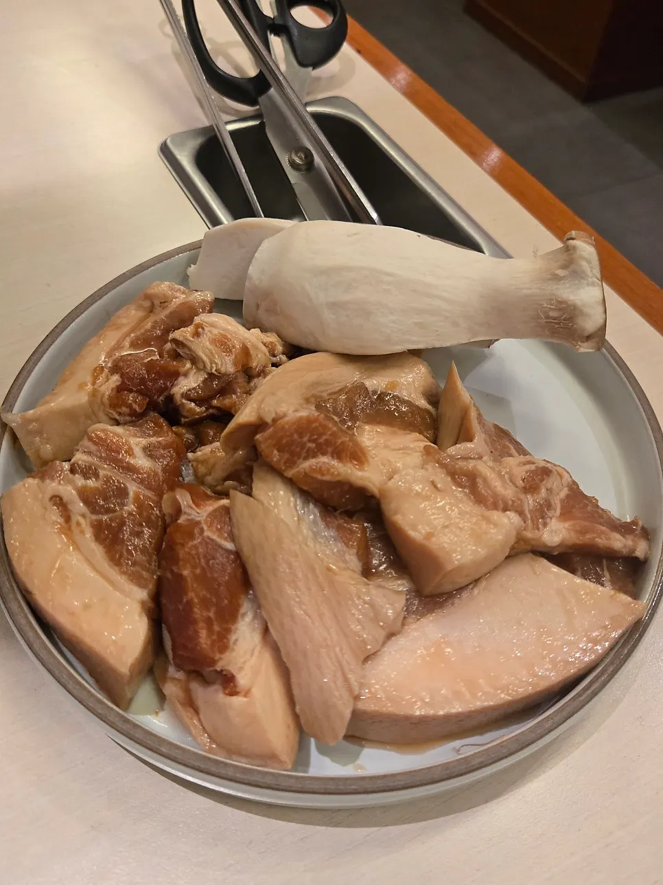 Menu board of yuzu-aged specialty cuts at Okryeon Galbi Pyeongtaek Main Branch