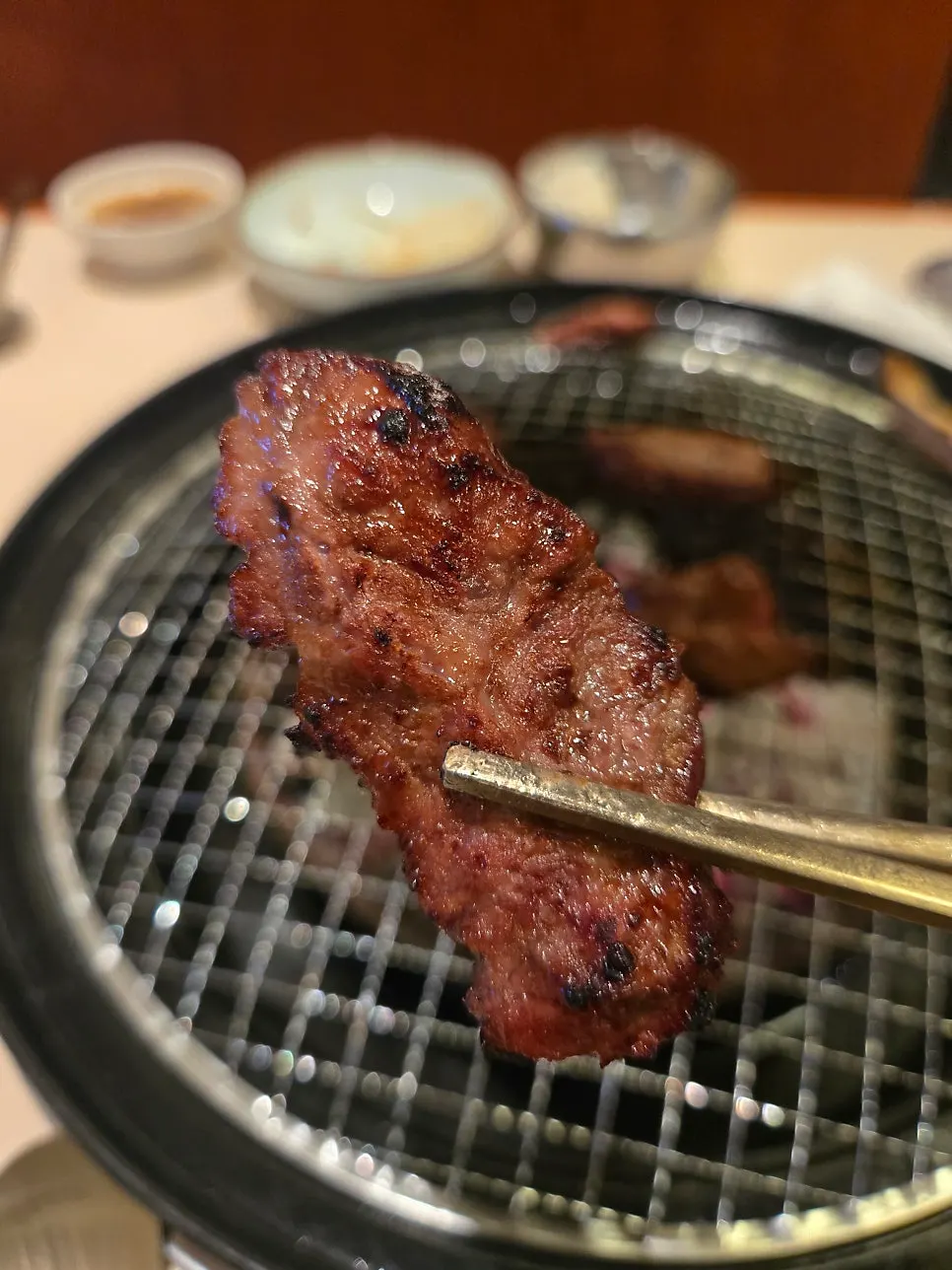 A piece of softly cooked bbolsal