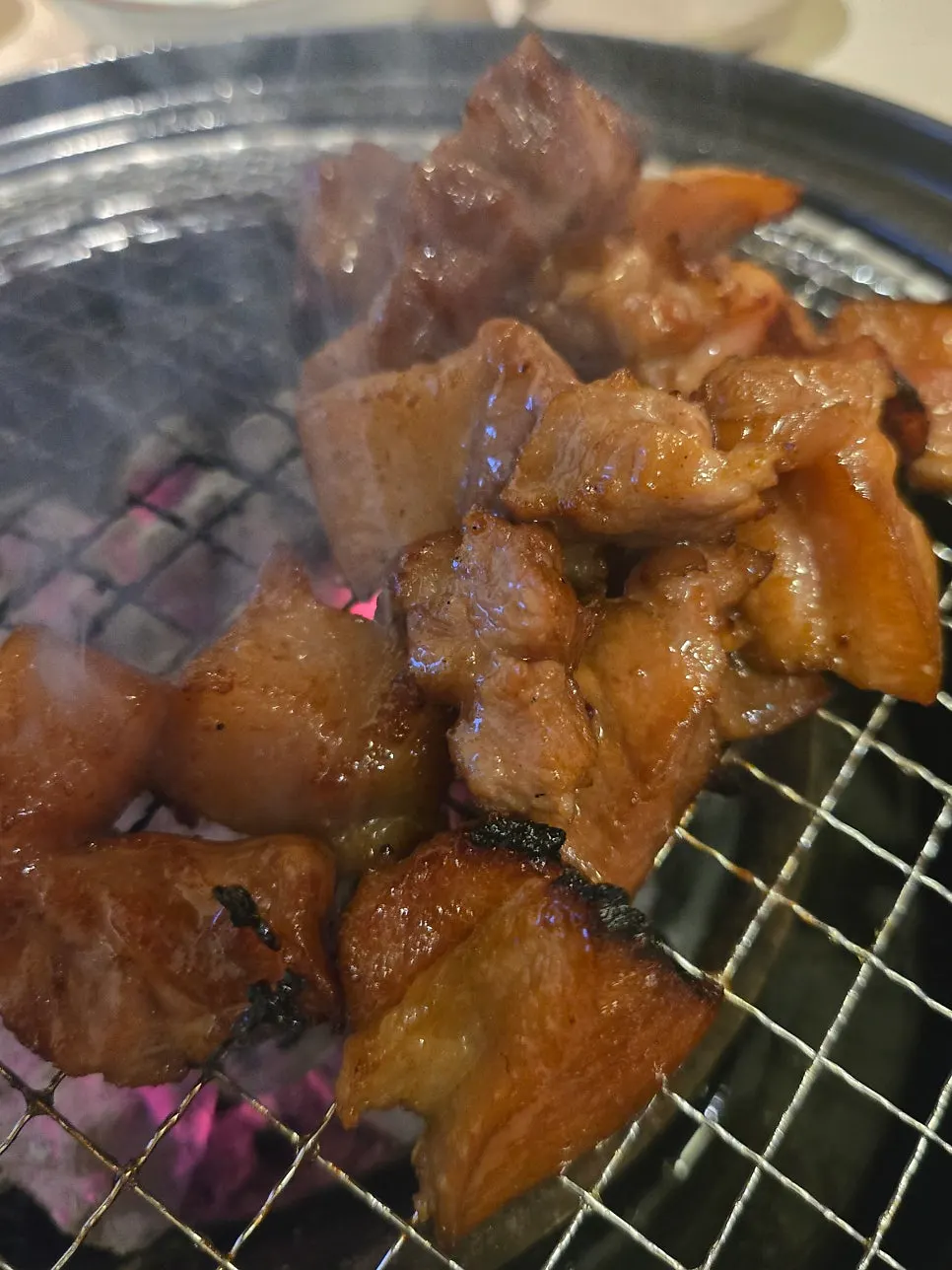 Table at Okryeon Galbi Pyeongtaek Main Branch after the meal