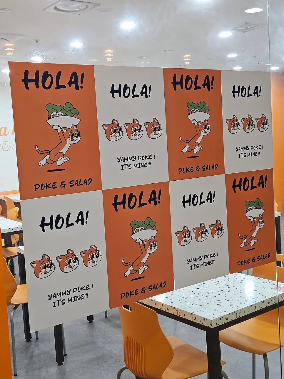 View near the entrance of Ola Poke Gangnam